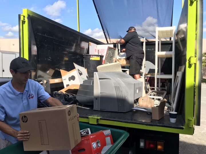 junk boss cleaning out a condo
